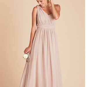 Blush taupe bridesmaid dress convertible
